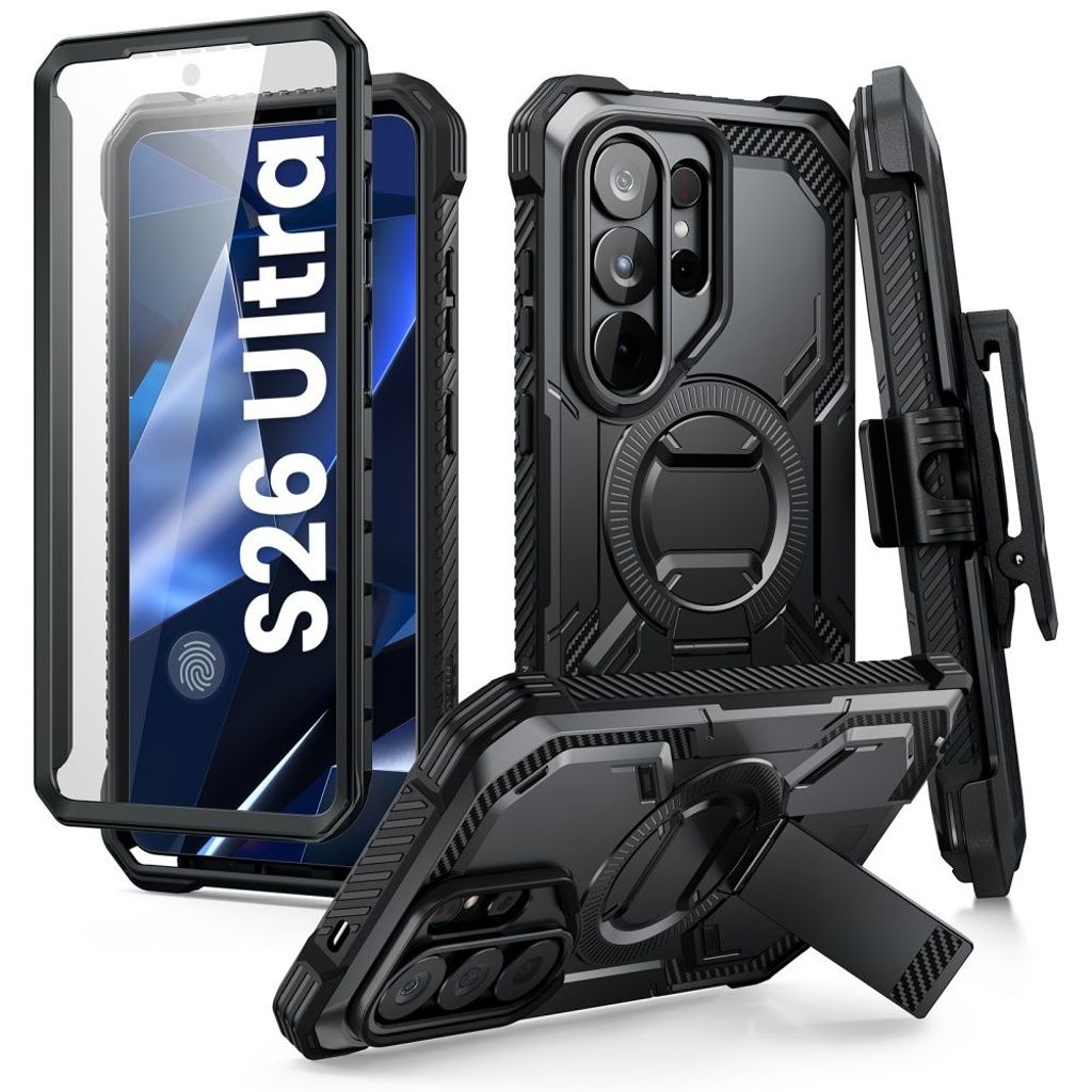 Supcase iBlason ArmorBox Clip MagSafe Kuori Samsung Galaxy S26 Ultra - Musta