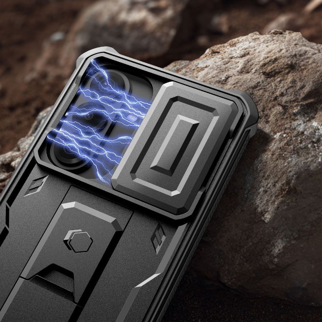 Tech-Protect Kevlar Cam+ Skal till Samsung Galaxy S26 - Svart