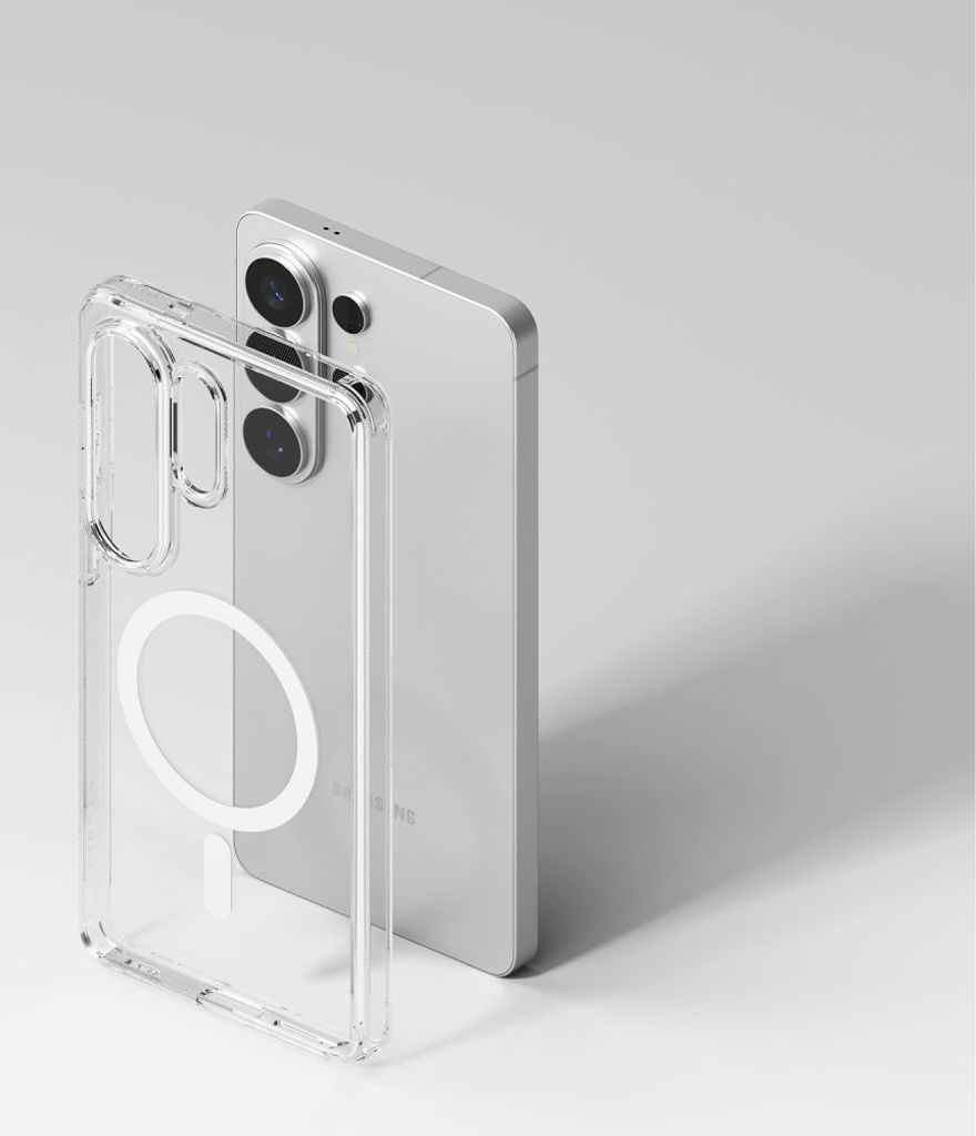 Ringke Fusion MagSafe Skal till Samsung Galaxy S26 Ultra - Transparent