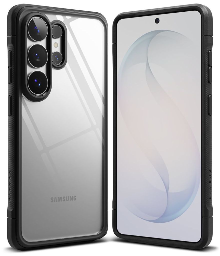 Ringke Fusion Bold Kuori Samsung Galaxy S26 Ultra - Läpinäkyvä musta