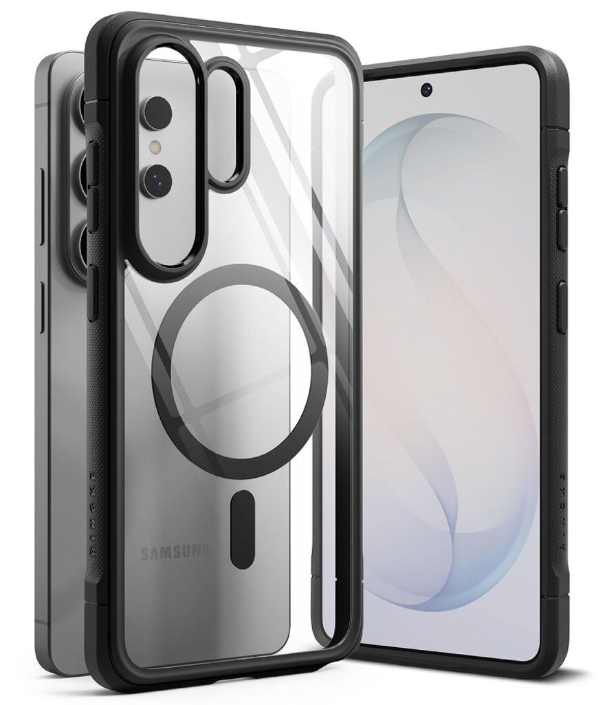 Ringke Fusion Bold MagSafe Skal till Samsung Galaxy S26 Ultra - Transparent Svart