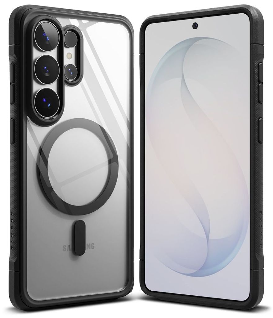 Ringke Fusion Bold MagSafe Skal till Samsung Galaxy S26 Ultra - Transparent Svart