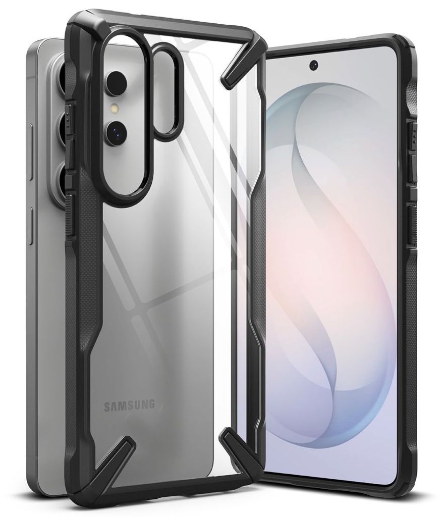 Ringke Fusion X Kuori Samsung Galaxy S26 Ultra - Läpinäkyvä musta