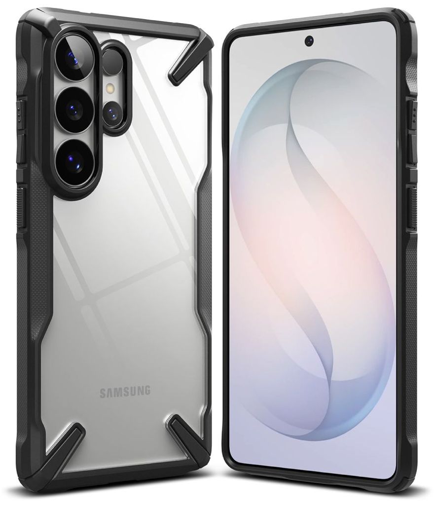 Ringke Fusion X Kuori Samsung Galaxy S26 Ultra - Läpinäkyvä musta