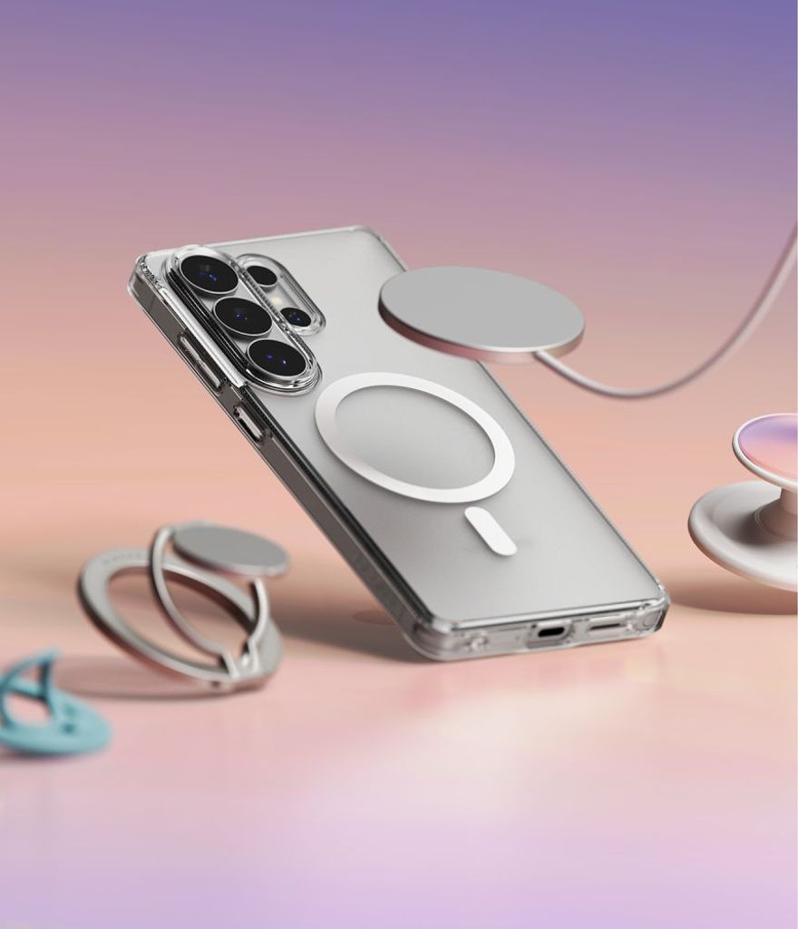 Ringke Fusion MagSafe Skal till Samsung Galaxy S26 Ultra - Transparent