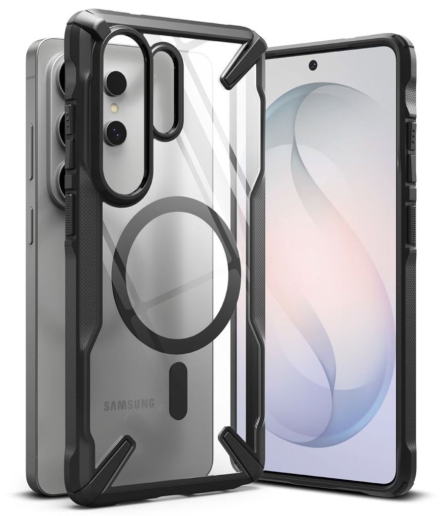 Ringke Fusion MagSafe Skal till Samsung Galaxy S26 Ultra - Transparent Svart