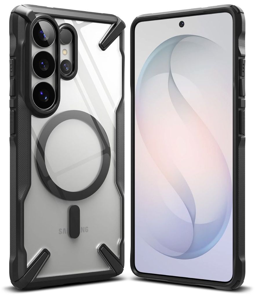 Ringke Fusion MagSafe Skal till Samsung Galaxy S26 Ultra - Transparent Svart