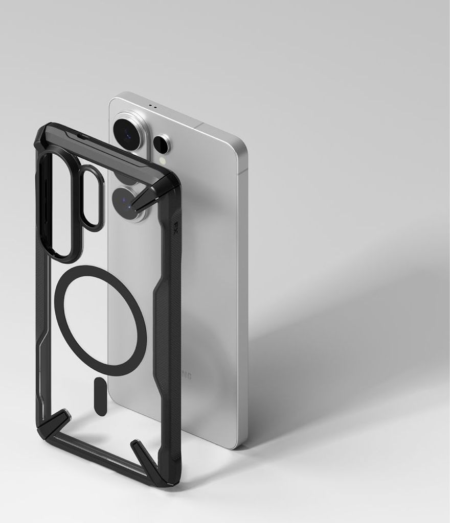 Ringke Fusion MagSafe Skal till Samsung Galaxy S26 Ultra - Transparent Svart