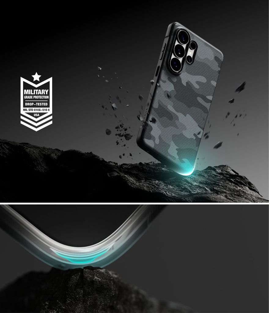 Ringke Onyx Magsafe Deksel til Samsung Galaxy S26 Ultra - Svart/Grå