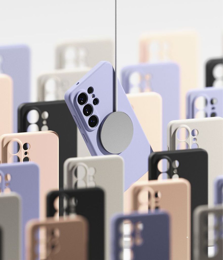 Ringke Silicone MagSafe Skal till Samsung Galaxy S26 Ultra - Svart