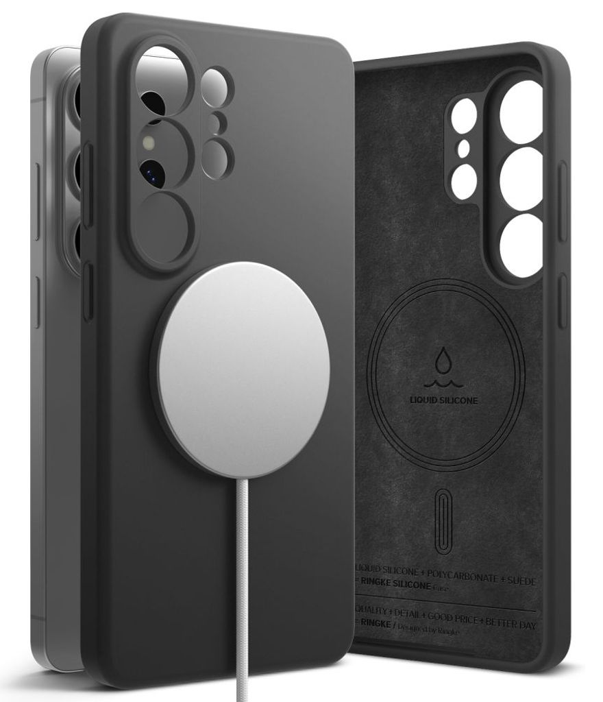 Ringke Silicone MagSafe Skal till Samsung Galaxy S26 Ultra - Svart