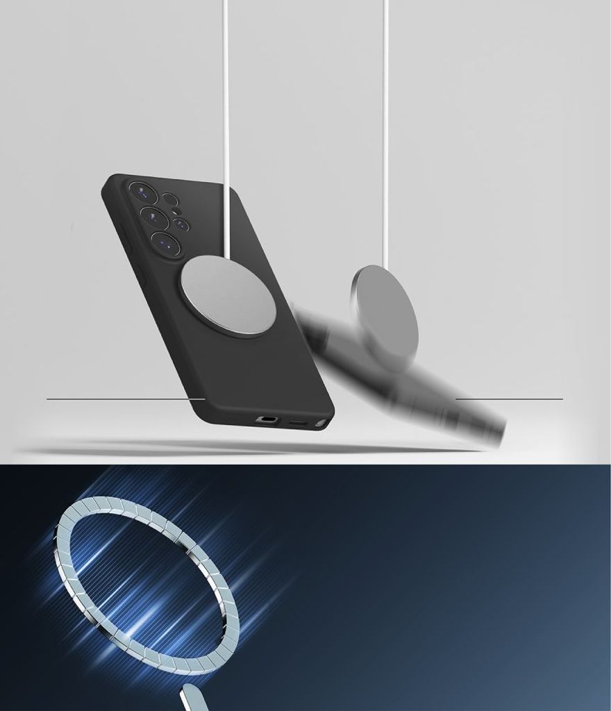 Ringke Silicone MagSafe Skal till Samsung Galaxy S26 Ultra - Svart