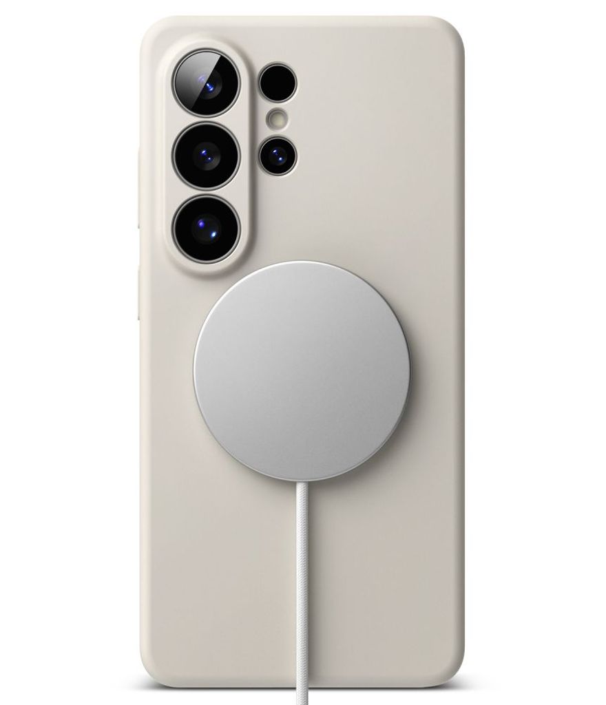 Ringke Silicone MagSafe Skal till Samsung Galaxy S26 Ultra - Beige
