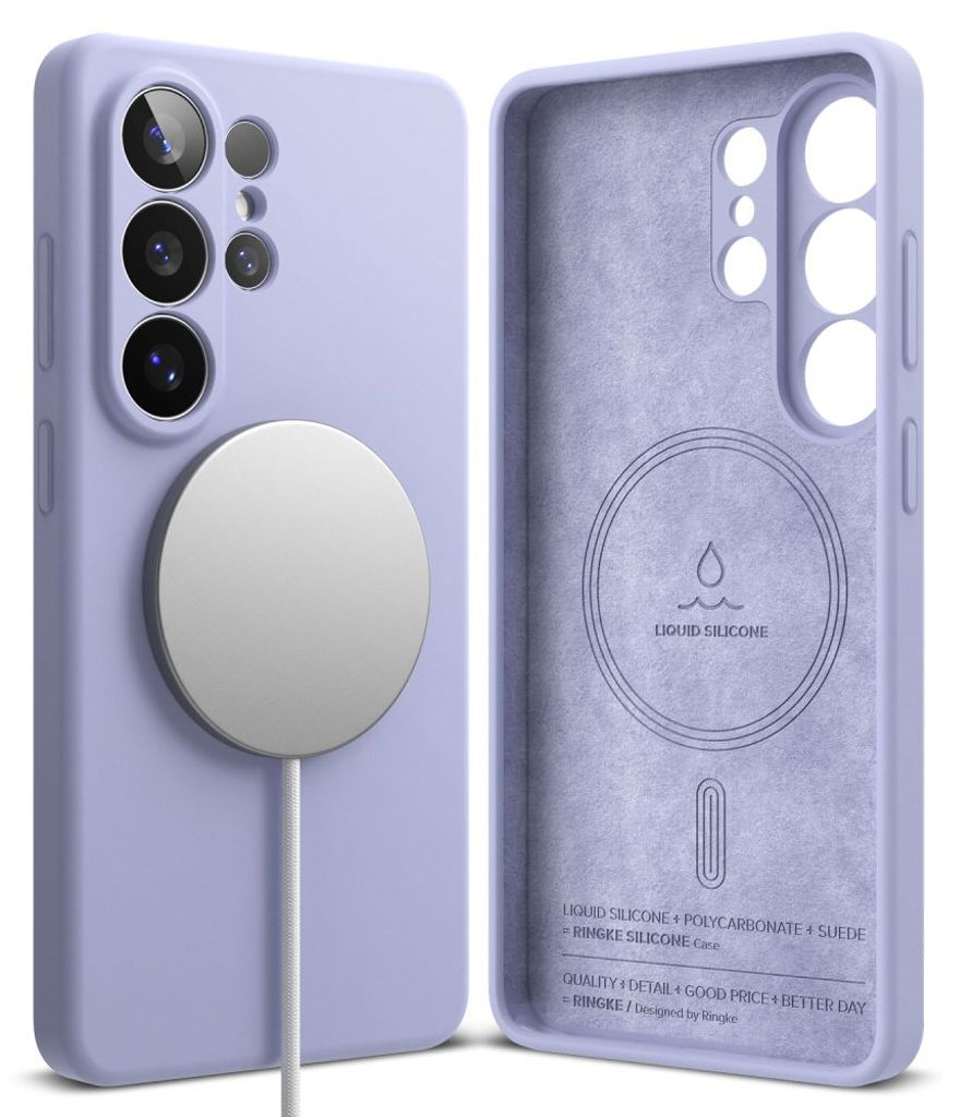 Ringke Silicone MagSafe Skal till Samsung Galaxy S26 Ultra - Lila