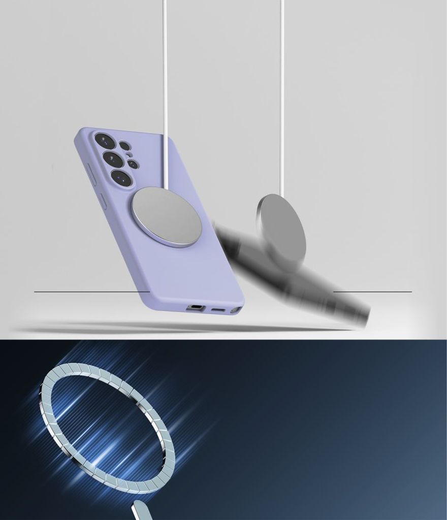 Ringke Silicone MagSafe Skal till Samsung Galaxy S26 Ultra - Lila