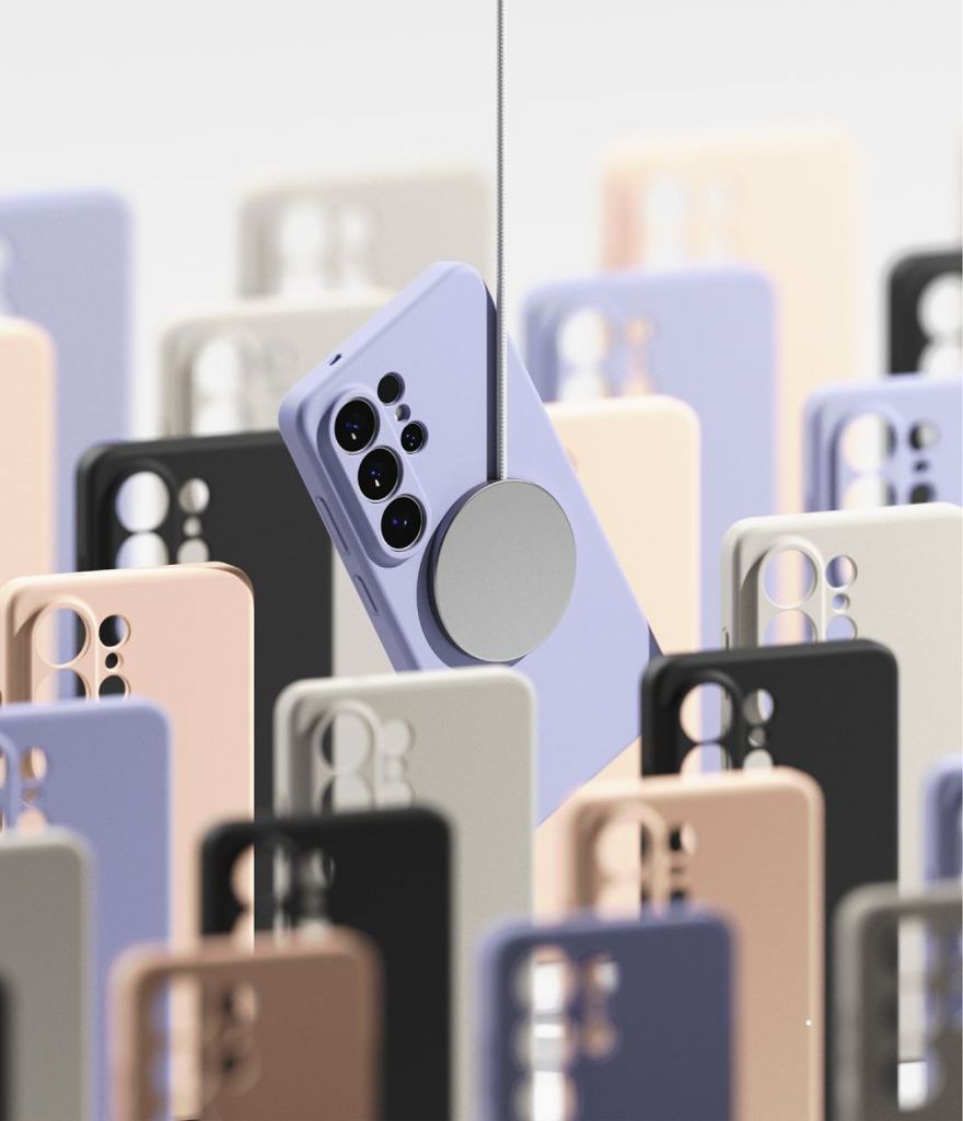 Ringke Silicone MagSafe Skal till Samsung Galaxy S26 Ultra - Lila