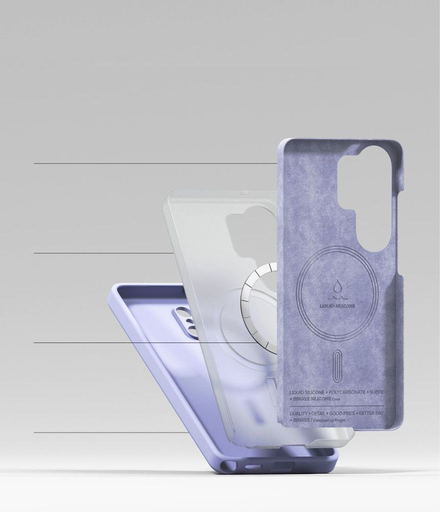 Ringke Silicone MagSafe Skal till Samsung Galaxy S26 Ultra - Lila