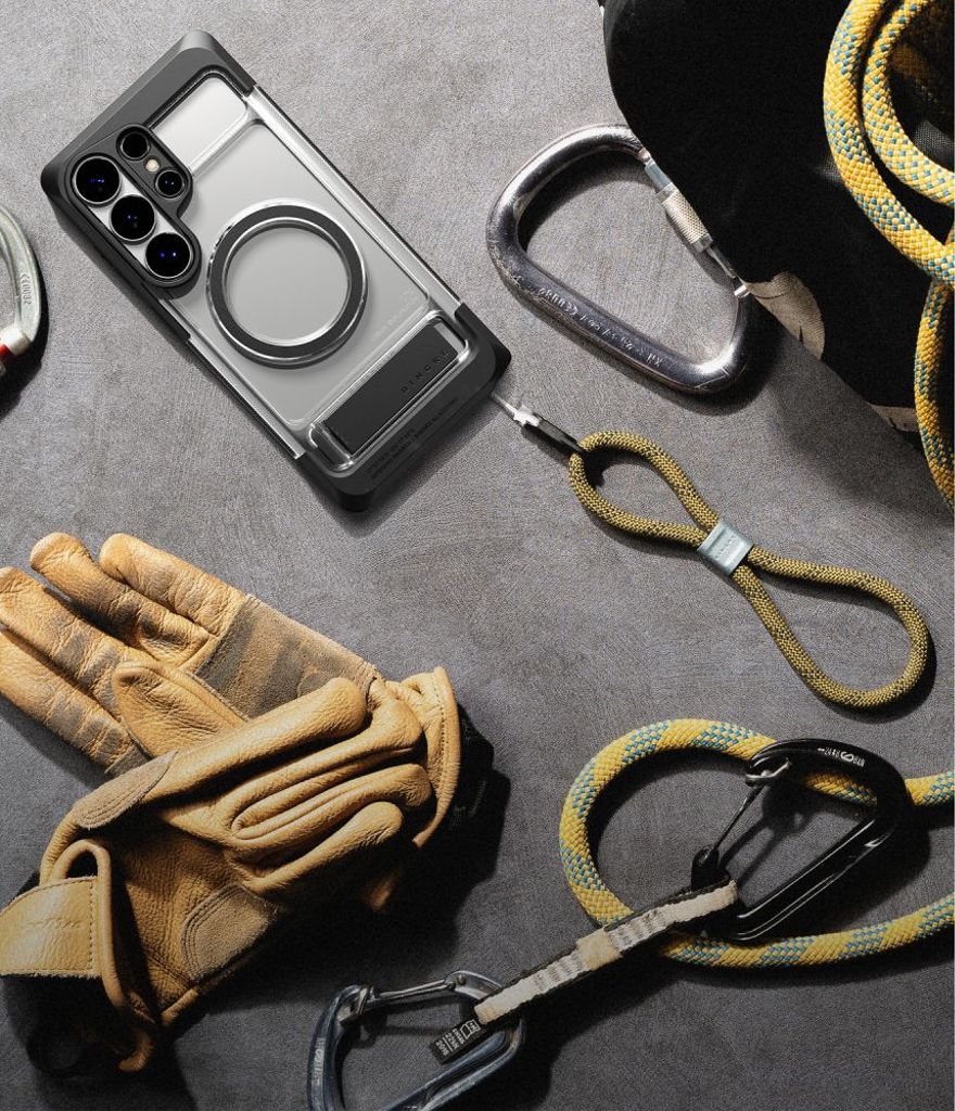 Ringke UX MagSafe Deksel til Samsung Galaxy S26 Ultra - Gjennomsiktig svart