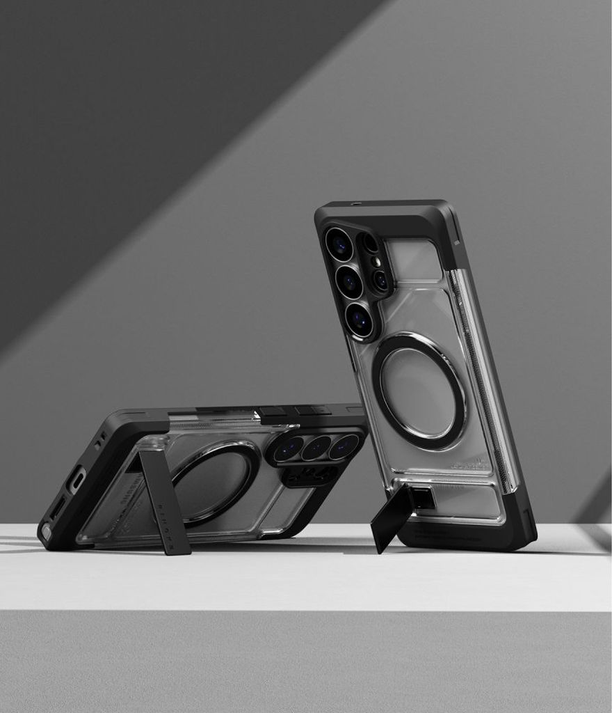Ringke UX MagSafe Deksel til Samsung Galaxy S26 Ultra - Gjennomsiktig svart