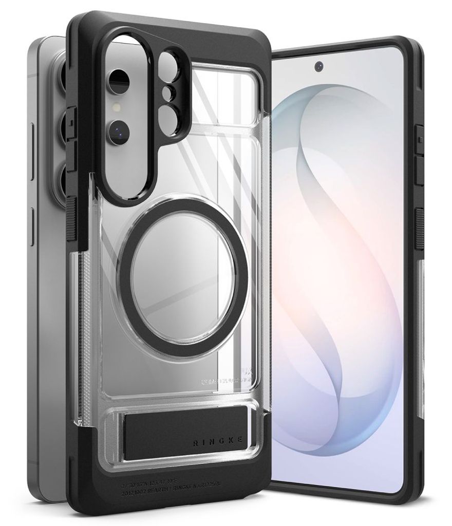 Ringke UX MagSafe Deksel til Samsung Galaxy S26 Ultra - Gjennomsiktig svart
