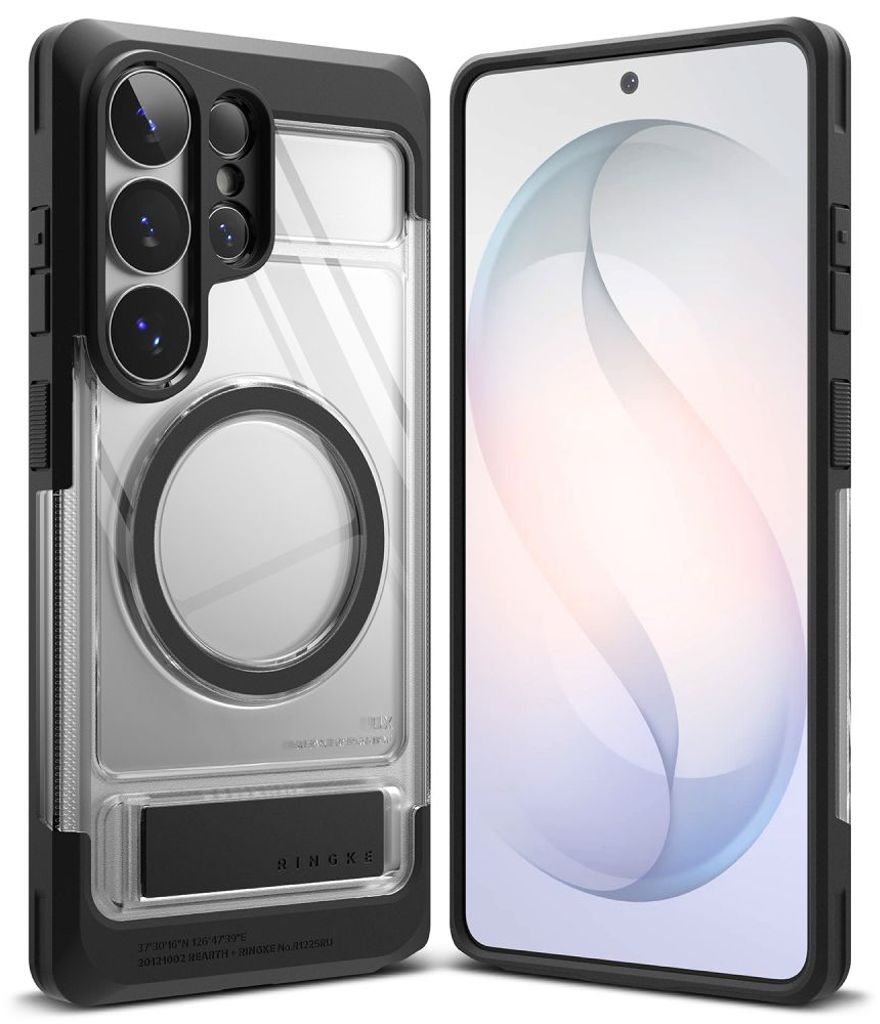 Ringke UX MagSafe Deksel til Samsung Galaxy S26 Ultra - Gjennomsiktig svart