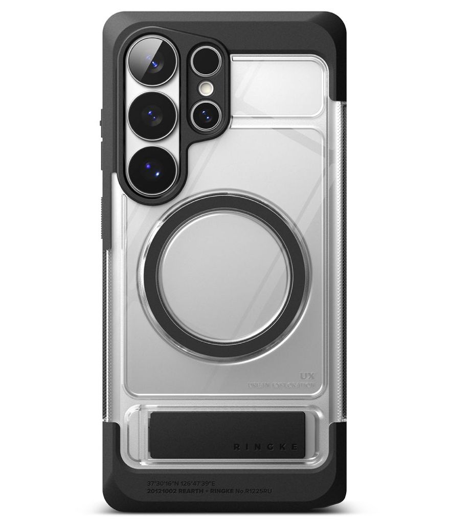 Ringke UX MagSafe Deksel til Samsung Galaxy S26 Ultra - Gjennomsiktig svart