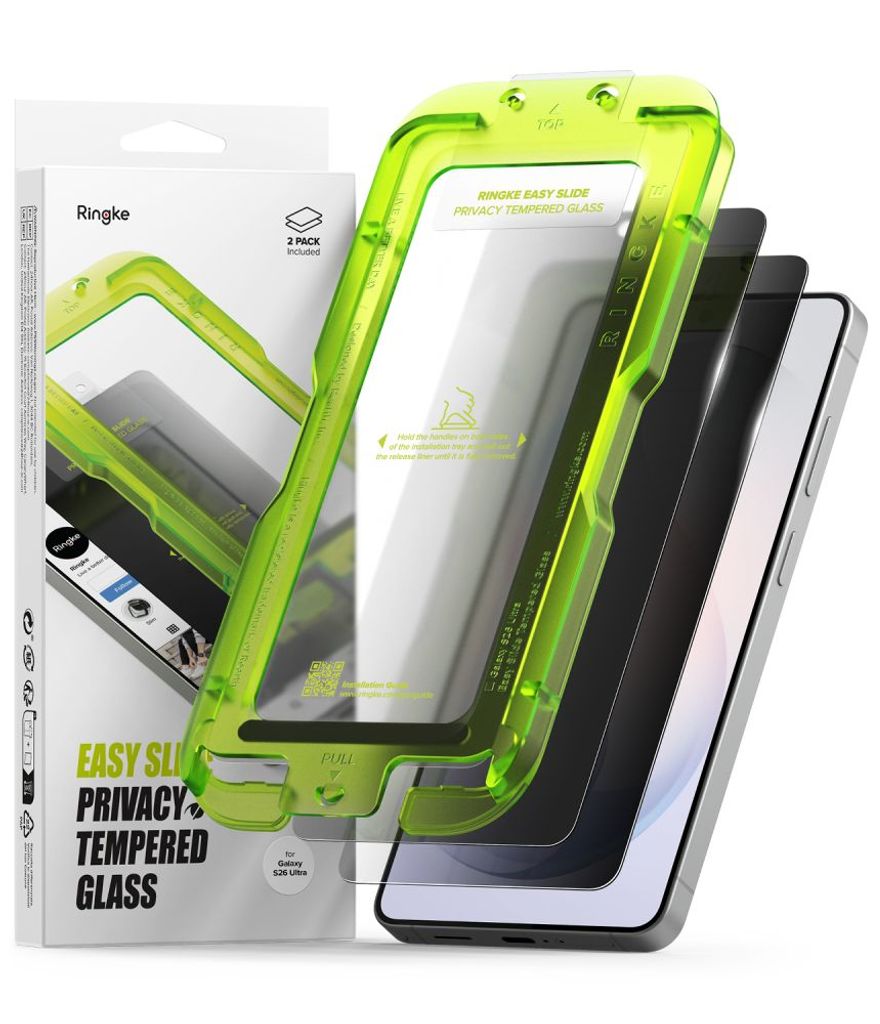 Ringke Easy Slide Privacy Skärmskydd 2-pack till Samsung Galaxy S26 Ultra
