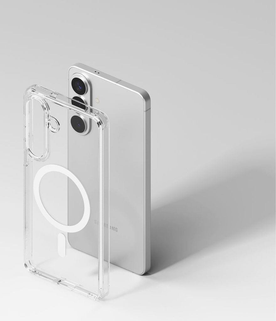 Ringke Fusion MagSafe Skal till Samsung Galaxy S26 Plus - Transparent