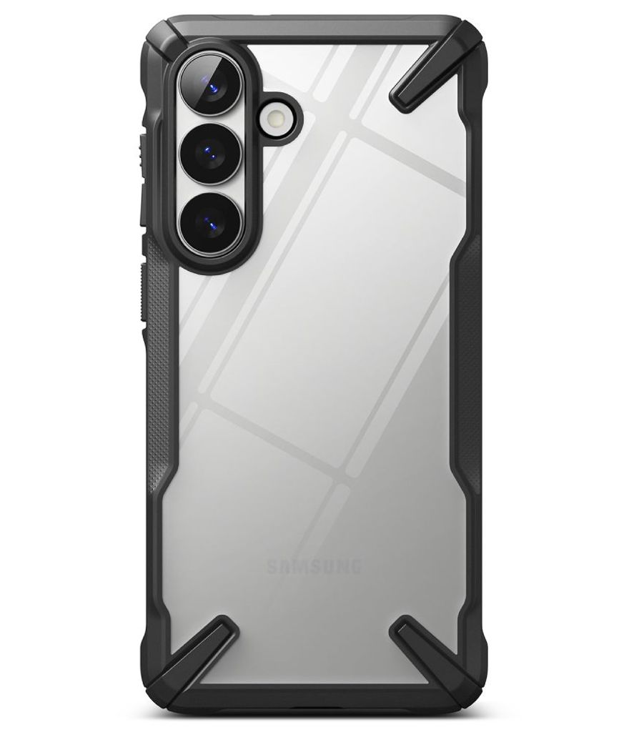 Ringke Fusion X Kuori Samsung Galaxy S26 Plus - Läpinäkyvä/musta