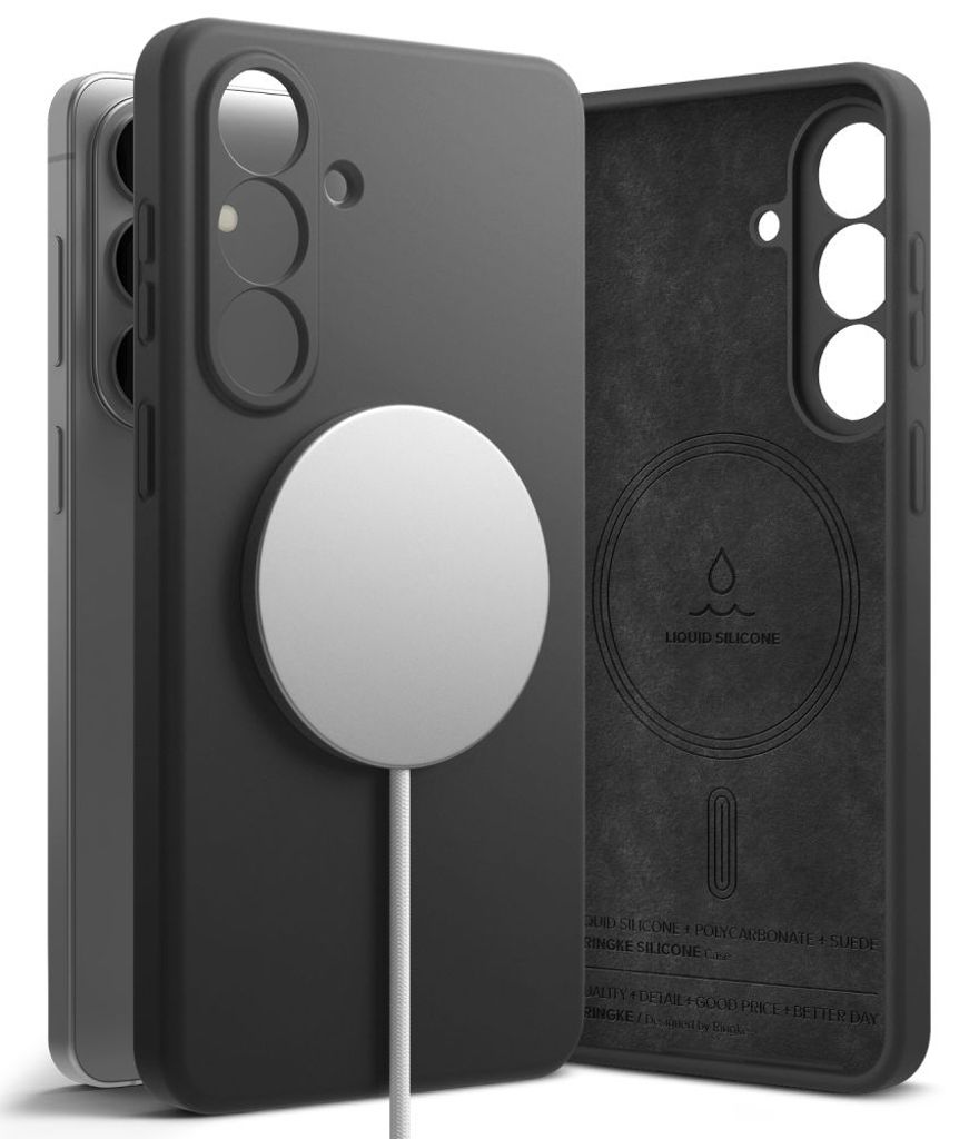 Ringke Silicone MagSafe Skal till Samsung Galaxy S26 Plus - Svart