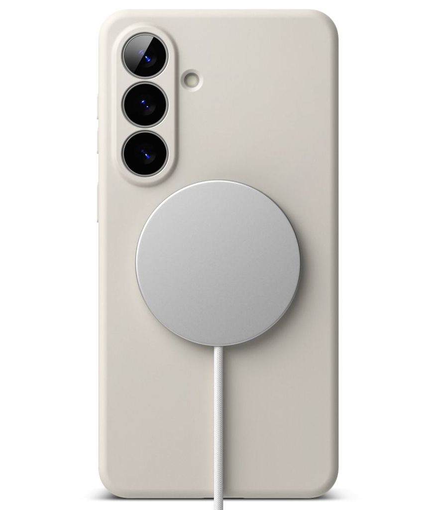 Ringke Silicone MagSafe Skal till Samsung Galaxy S26 Plus - Beige