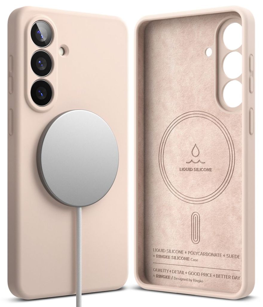 Ringke Silicone MagSafe Skal till Samsung Galaxy S26 Plus - Rosa