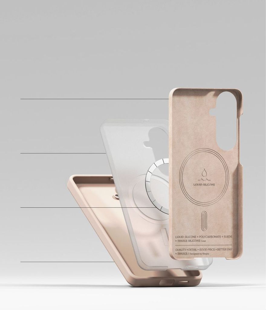 Ringke Silicone MagSafe Skal till Samsung Galaxy S26 Plus - Rosa