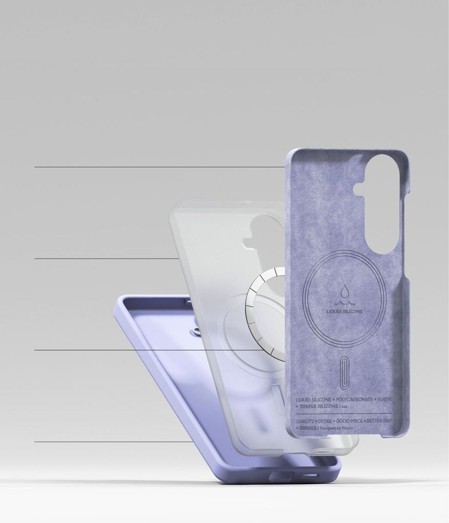 Ringke Silicone MagSafe Skal till Samsung Galaxy S26 Plus - Lila