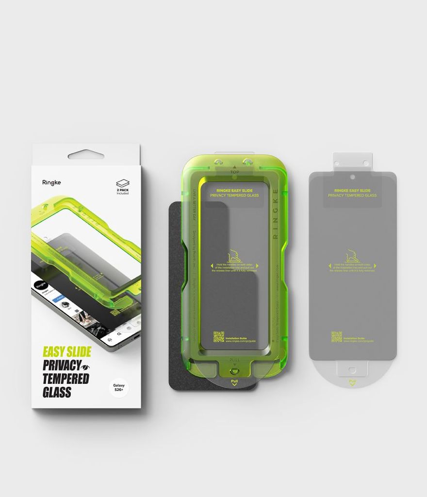 Ringke Easy Slide Privacy Skärmskydd 2-pack till Samsung Galaxy S26 Plus