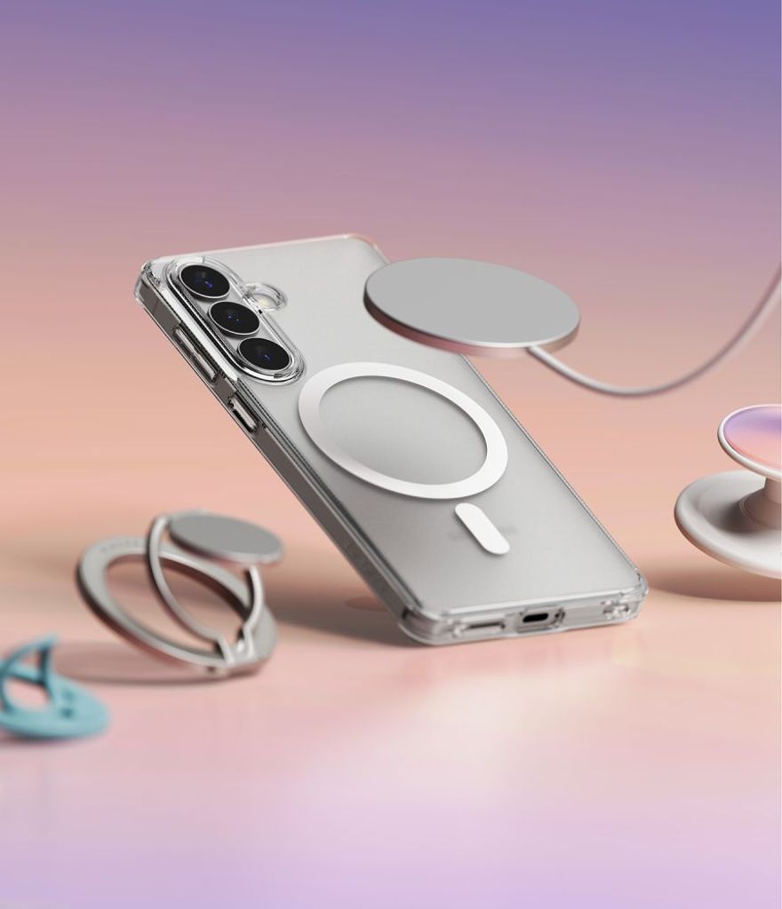 Ringke Fusion MagSafe Kuori Samsung Galaxy S26 - Läpinäkyvä