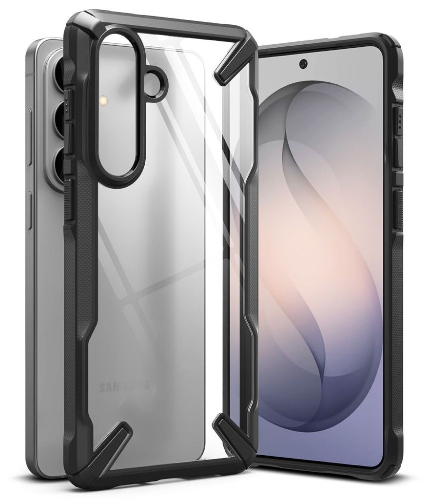 Ringke Fusion X Kuori Samsung Galaxy S26 - Läpinäkyvä musta