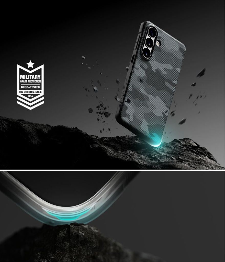 Ringke Onyx Magsafe Deksel til Samsung Galaxy S26 - Grå/Svart