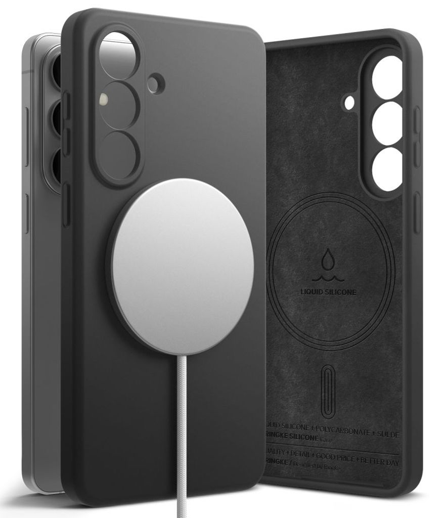 Ringke Silicone MagSafe Skal till Samsung Galaxy S26 - Svart