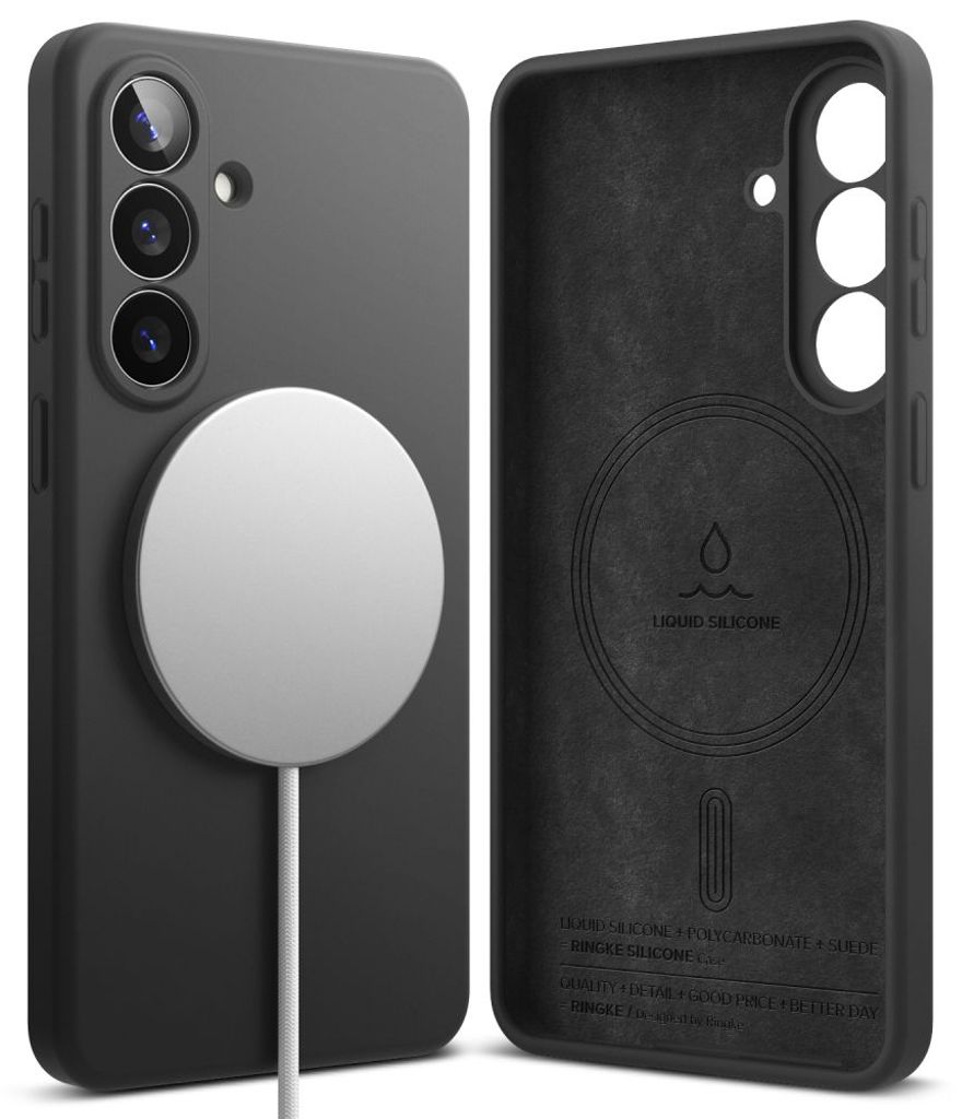 Ringke Silicone MagSafe Skal till Samsung Galaxy S26 - Svart
