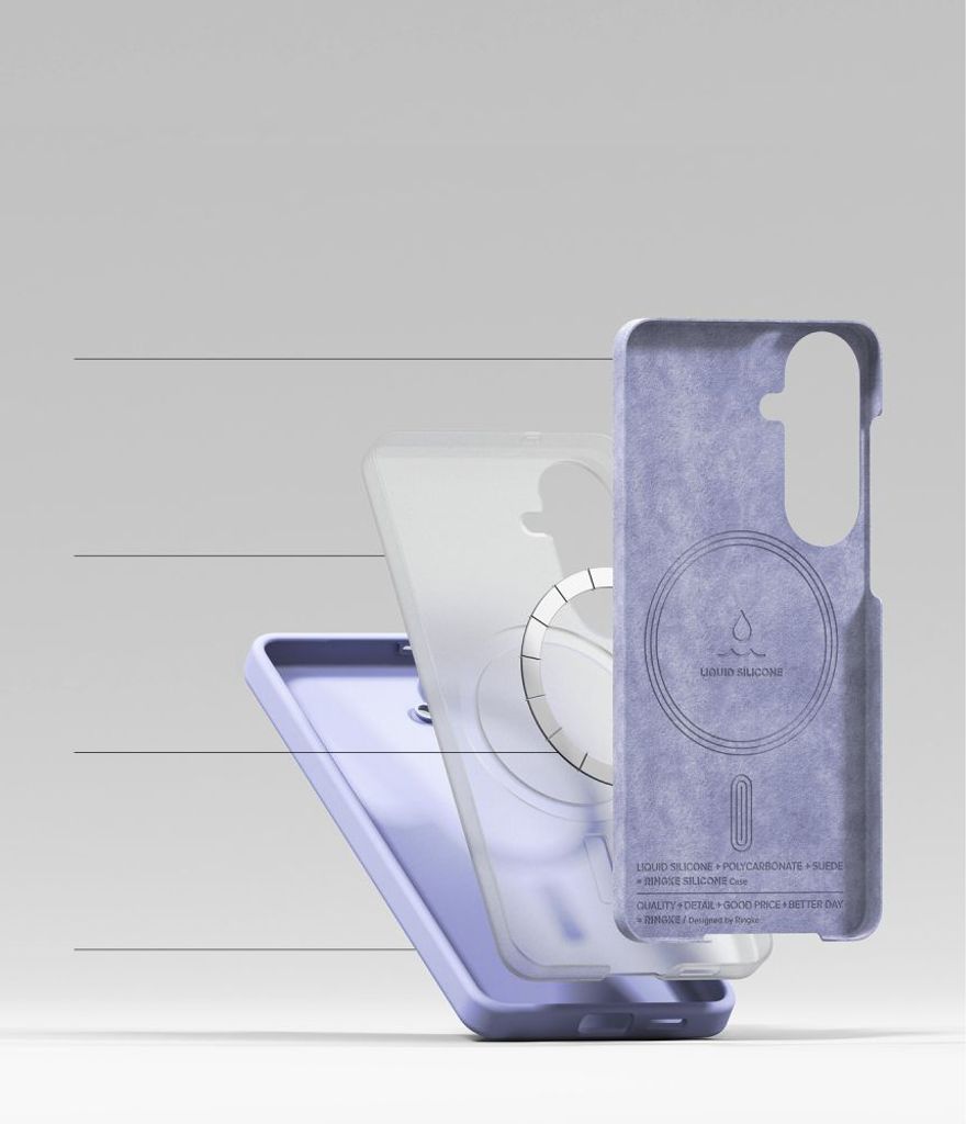 Ringke Silicone MagSafe Skal till Samsung Galaxy S26 - Lila
