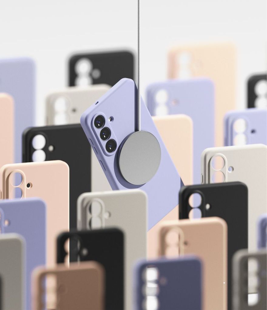 Ringke Silicone MagSafe Skal till Samsung Galaxy S26 - Lila