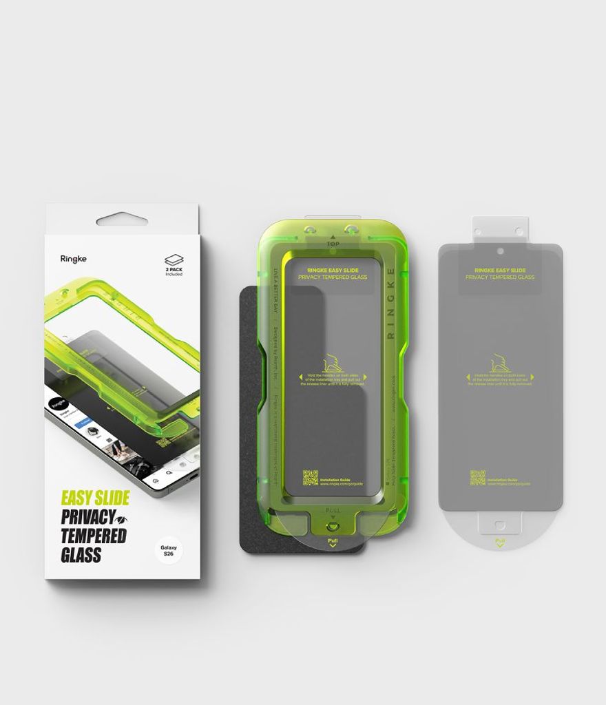 Ringke Easy Slide Privacy Skärmskydd 2-pack till Samsung Galaxy S26