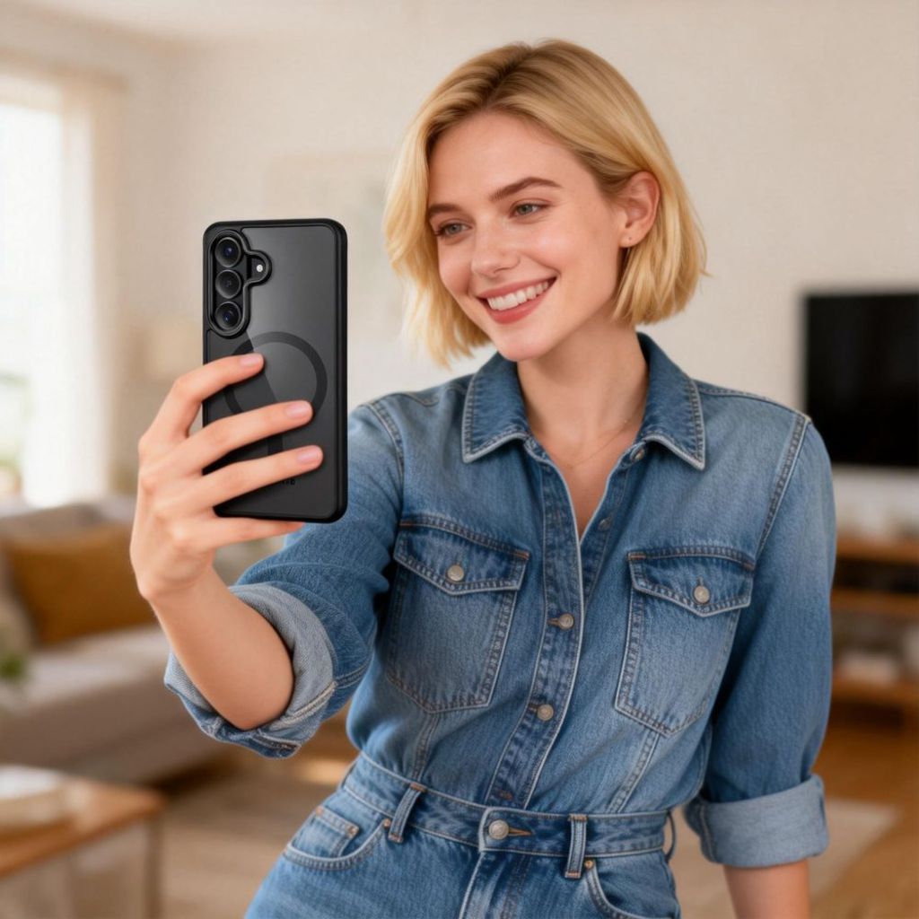 Tech-Protect Magmat MagSafe Skal till Samsung Galaxy S26 - Transparent/Svart