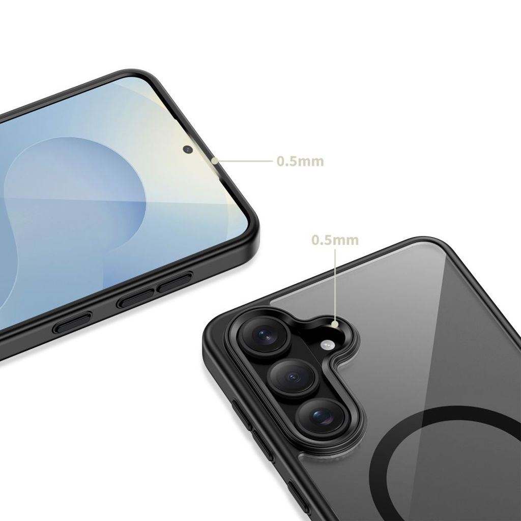 Tech-Protect Magmat MagSafe Skal Samsung Galaxy S26 Plus - Transparent/Svart