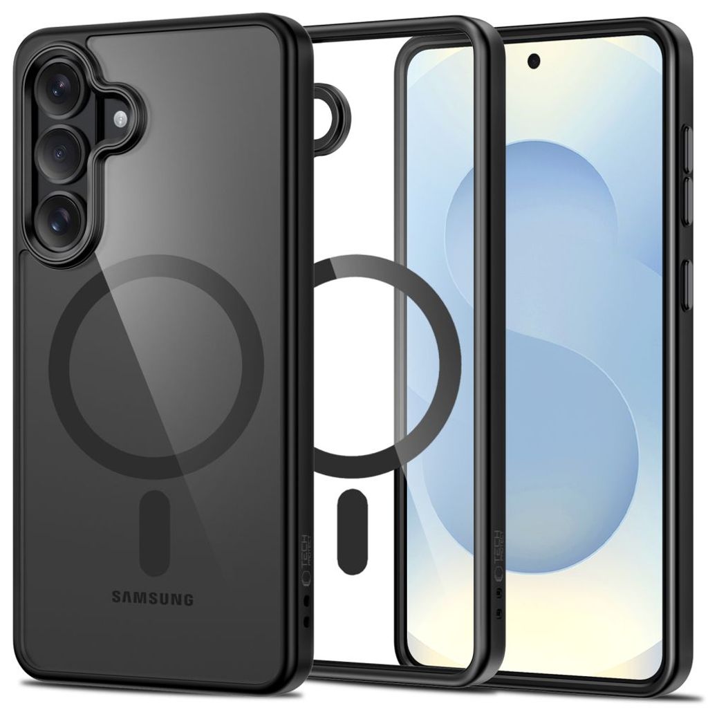 Tech-Protect Magmat MagSafe Skal Samsung Galaxy S26 Plus - Transparent/Svart