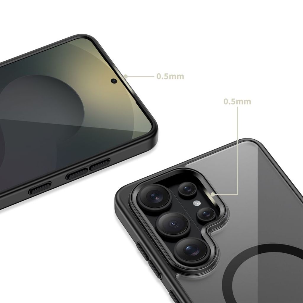 Tech-Protect Magmat MagSafe Skal Samsung Galaxy S26 Ultra - Transparent/Svart