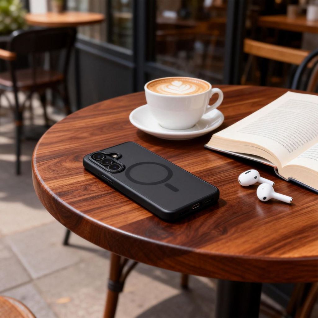 Tech-Protect MagCam MagSafe Skal till Samsung Galaxy S26 - Matt Svart