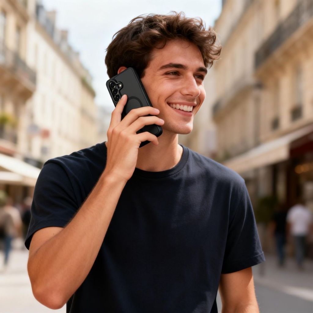 Tech-Protect MagCam MagSafe Skal till Samsung Galaxy S26 Plus - Matt Svart