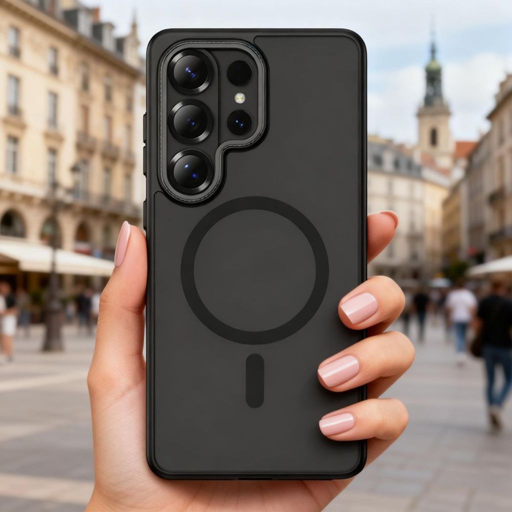 Tech-Protect MagCam MagSafe Skal till Samsung Galaxy S26 Ultra - Matt Svart